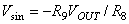 用AD7008構(gòu)成可程控正弦波信號發(fā)生器圖示
